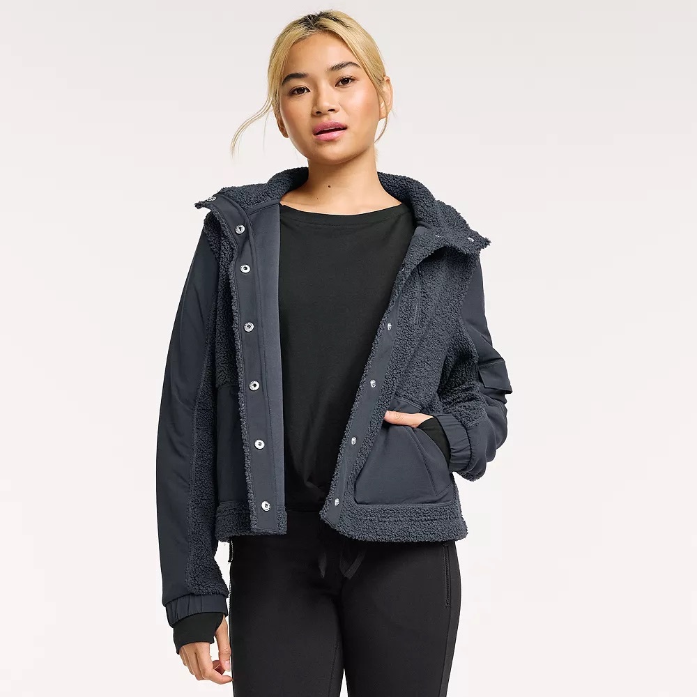 FLX Mixed-media jacket